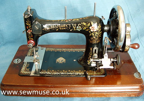 Bradbury Sewing Machine Soeze Type Instruction manual reproduction